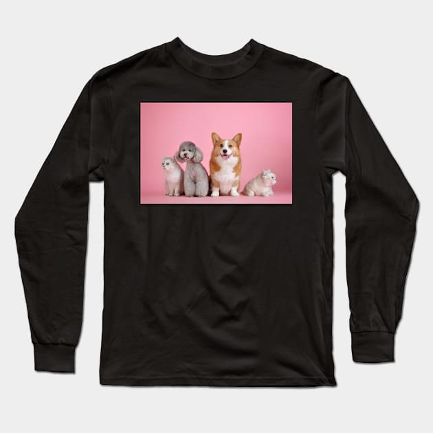 Pets Long Sleeve T-Shirt by kawaii_shop